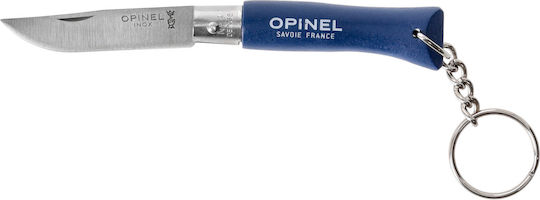 Opinel No.4 Σουγιάς Μπρελόκ Μπλε