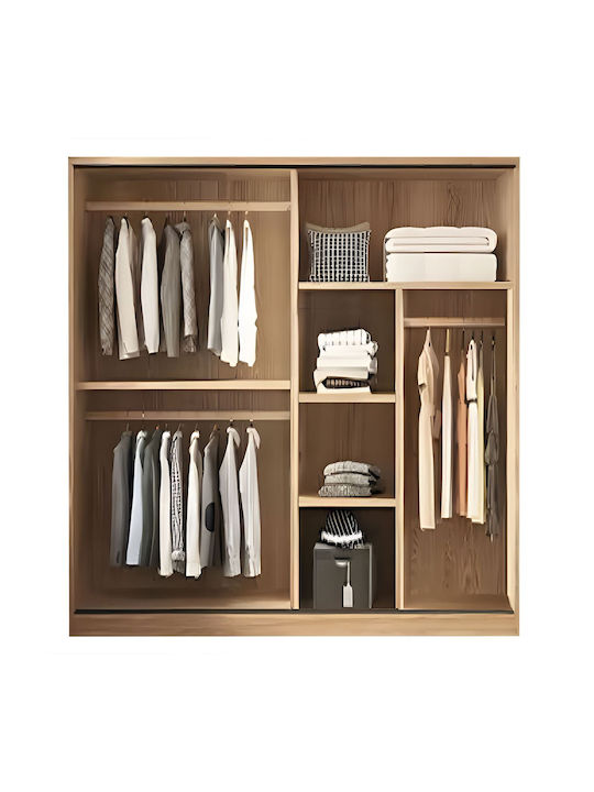 Doppeltür Kleiderschrank Schieben Vanity Sonoma Oak 60x60x160cm