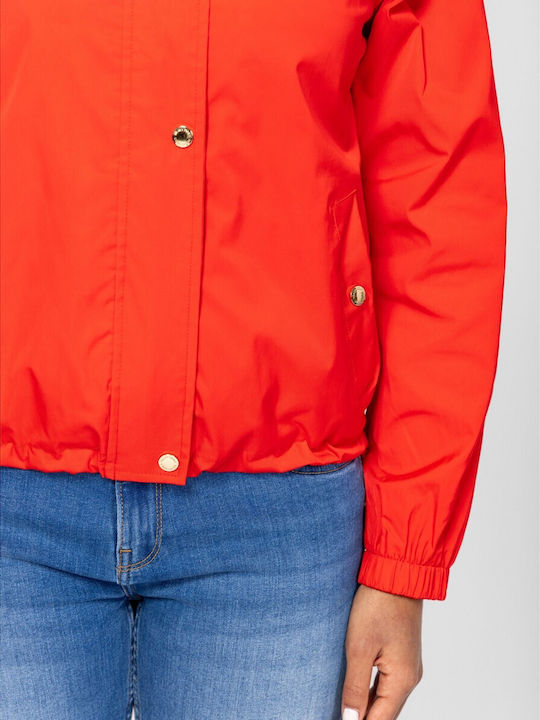 Damen Bomber Jacke Rot
