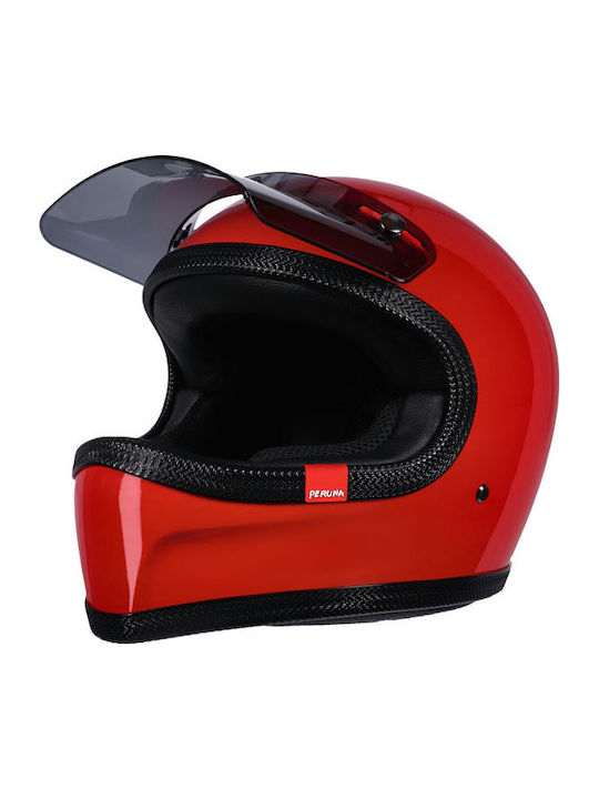 Roeg Peruna 2.0 Flaming Red Motorcycle Helmet Motocross ECE 22.05 1000gr