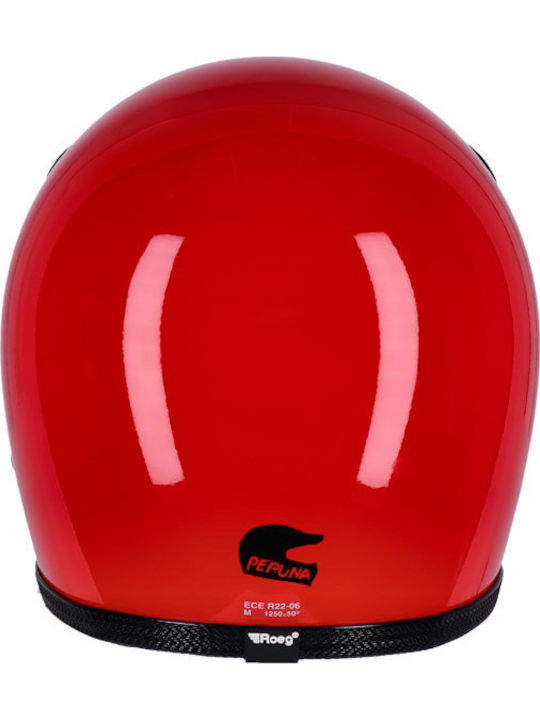 Roeg Peruna 2.0 Flaming Red Motorcycle Helmet Motocross ECE 22.05 1000gr