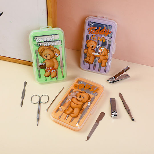 Seven Piece Manicure Set Teddy Island Series 3