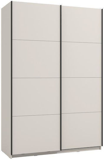 Gard 150 Δίφυλλη Ντουλάπα 146x61x217cm Cashmere Gard 150 Δίφυλλη Ντουλάπα 146x61x217cm Cashmere