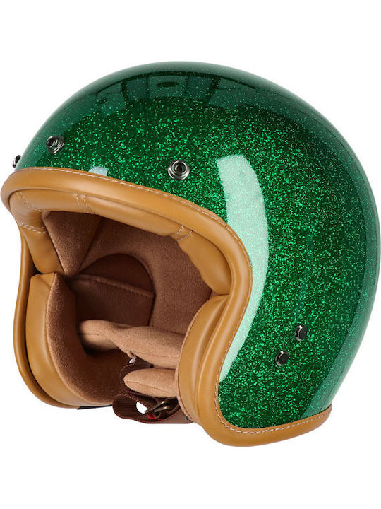 13 1/2 Magazine Skull Bucket Lucky Clover Каска за Мотор Джет ECE 22.06