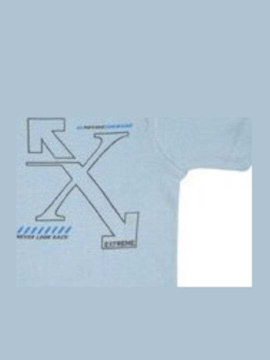 Kids Short-Sleeved Blouse Extreme Blue