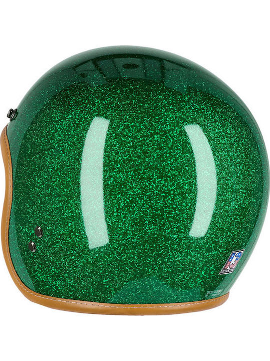 13 1/2 Magazine Skull Bucket Lucky Clover Каска за Мотор Джет ECE 22.06