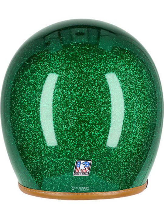 13 1/2 Magazine Skull Bucket Lucky Clover Каска за Мотор Джет ECE 22.06