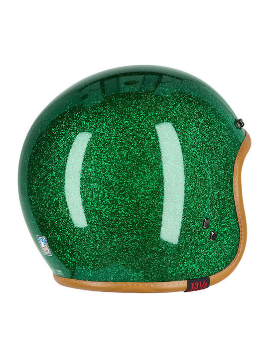 13 1/2 Magazine Skull Bucket Lucky Clover Каска за Мотор Джет ECE 22.06