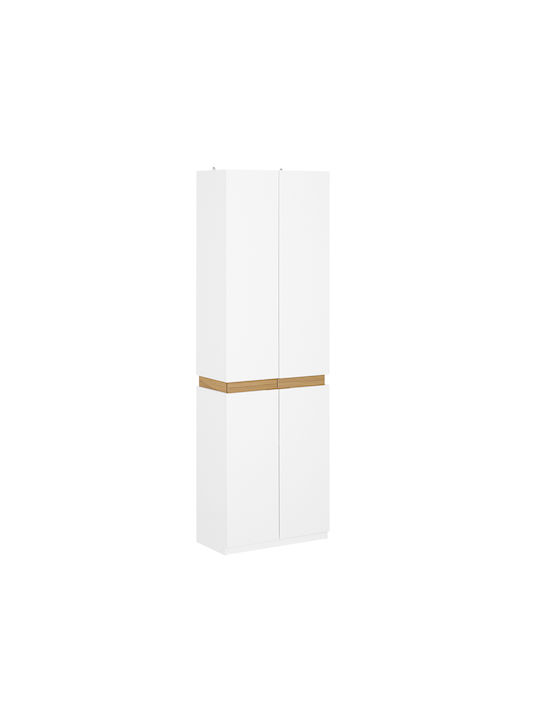Doppeltür Kleiderschrank White 60.5x30.5x192.3cm