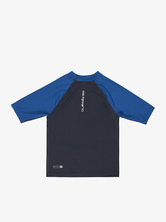 Quiksilver Everyday Παιδικό Μαγιό Μπλούζα Μαυρο