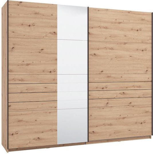 Veymont 245 Og Δίφυλλη Ντουλάπα Συρόμενη με Καθρέπτη 245x61x217cm Artisan Veymont 245 Og Δίφυλλη Ντουλάπα Συρόμενη με Καθρέπτη 245x61x217cm Artisan