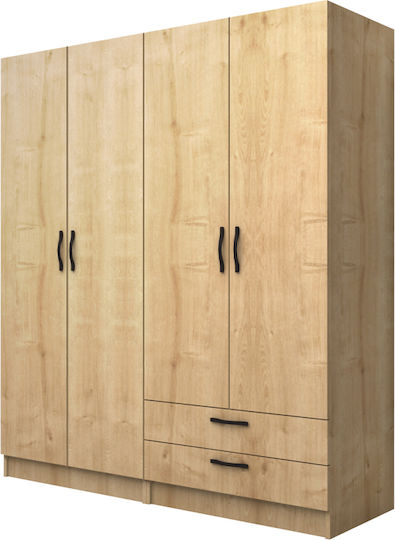Vivian Τετράφυλλη Ντουλάπα Συρόμενη 160x51.8x181cm Vivian Τετράφυλλη Ντουλάπα Συρόμενη 160x51.8x181cm