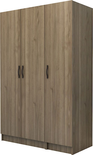 Triple Door Vivian 120x51.8x181cm Walnut Triple Door Vivian 120x51.8x181cm Walnut