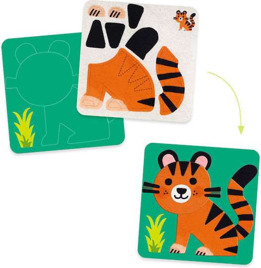Djeco Djeco Kinderkunst Collage Tiere