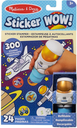 Melissa & Doug Arts & Crafts Sticker Wow Astronaut for Children 3+ Years