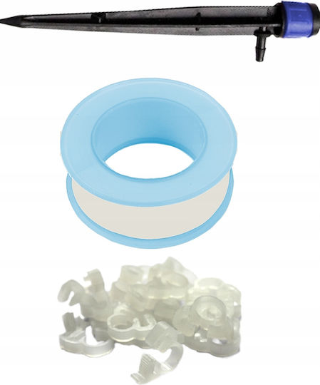 Set Irigare Grădină Furtun Pvc Aspersoare 10 + 15 Metri Furtun 15 Aspersoare Negre