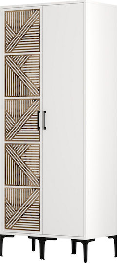 Δίφυλλη Ντουλάπα 80x47x201cm Δίφυλλη Ντουλάπα 80x47x201cm