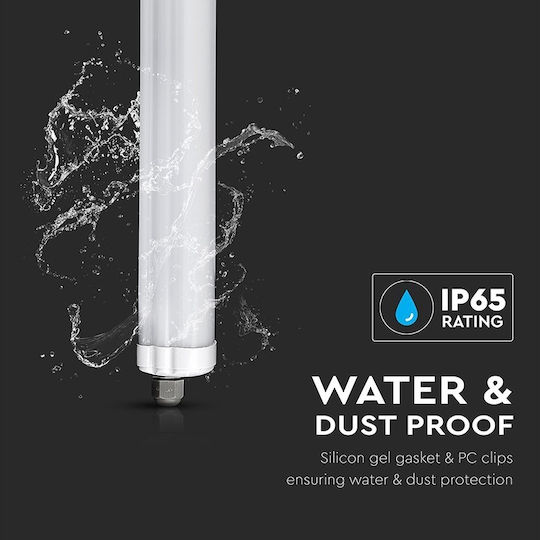 Led Waterproof IP65 Fluorescent Type Lighting Batten 120cm V-tac Cree Vhip Led 36W 4820lm 6500K – 2162846