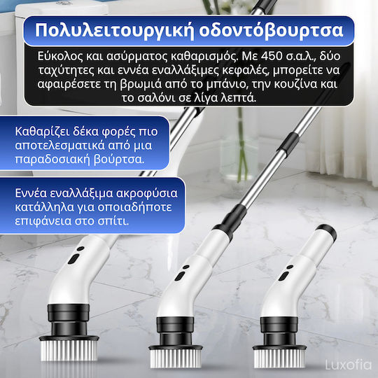 Electric Cleaning Brush 9 Heads