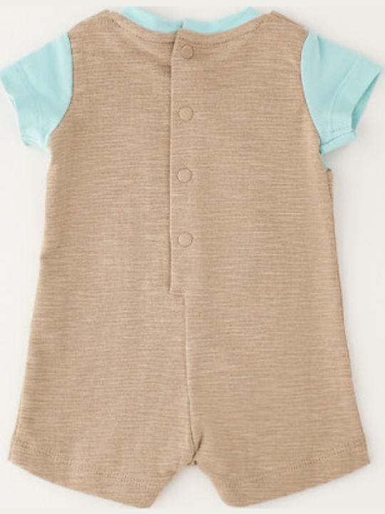 iDO iDO Baby-Strampler Braun-Beige