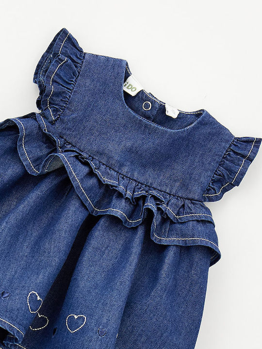 iDO Onesie Washed Blue