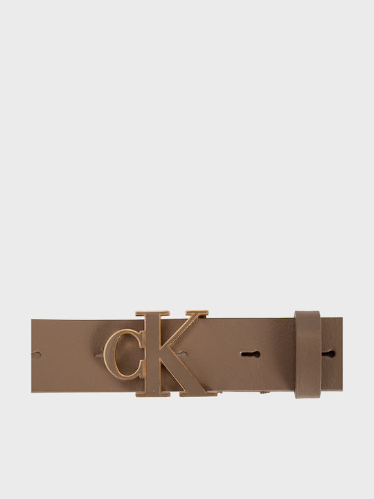 Calvin Klein Leather Women's Belt Brown
