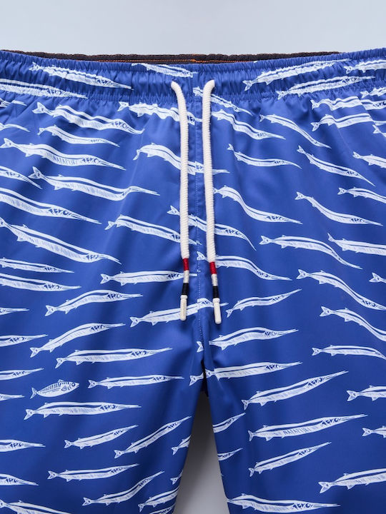 Herren-Bademode Kurze Hosen Blau mit Mustern