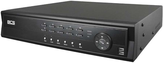 BCS BCS-U-NVR1606-A-4K-16P Καταγραφικό NVR 16 Καναλιών με Ανάλυση 4K