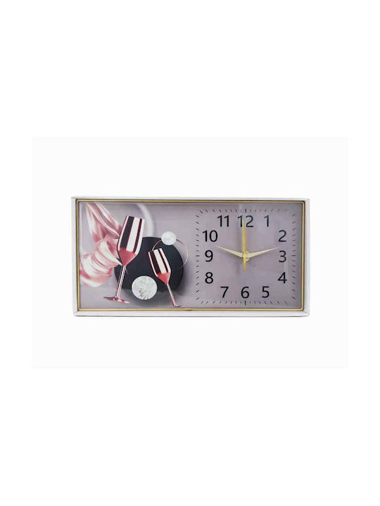 Decorative Silent Wall Clock Orange