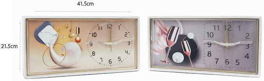 Decorative Silent Wall Clock Orange