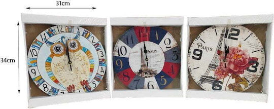 Clock Wall Clock TOPF-92139 Various Colors