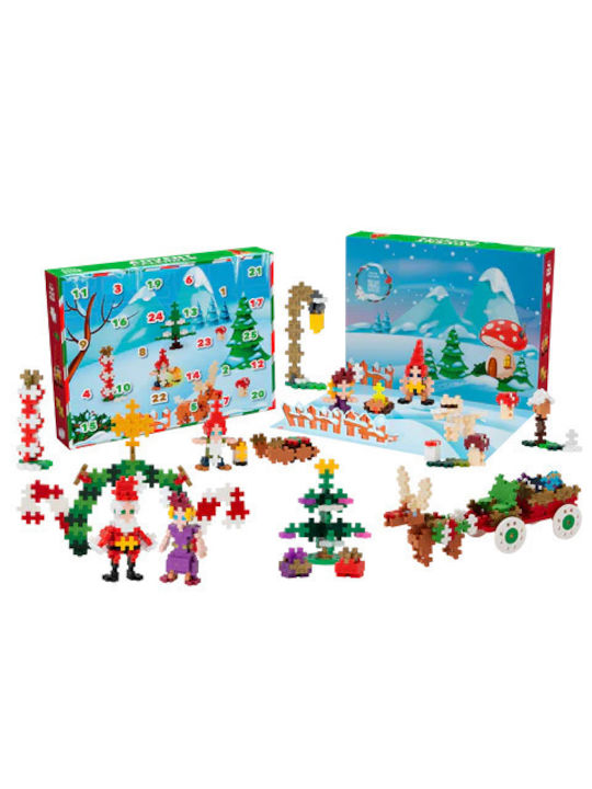 Plus Plus Advent Calendar Santas World