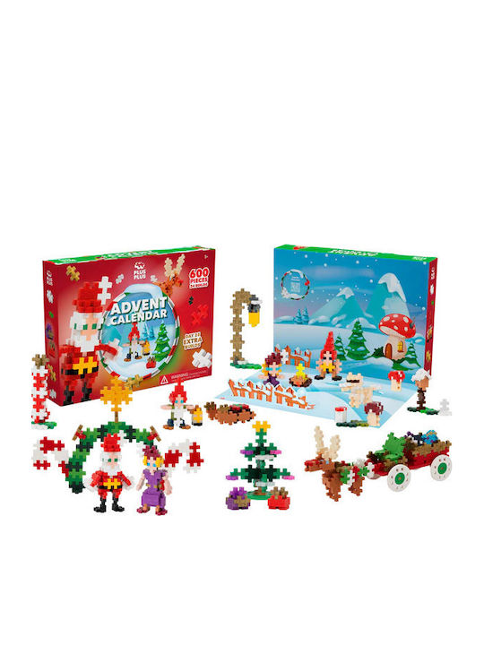 Plus Plus Advent Calendar Santas World
