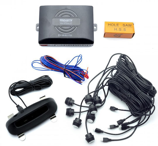 Einparts Sistem Auto De Parcare 8 Senzori Montare Încastrată Unitate De Control