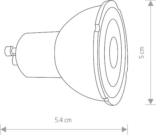 Nowodvorski LED крушка 7W за фасунга GU10 и форма R50 Неутрално бяло 500лм