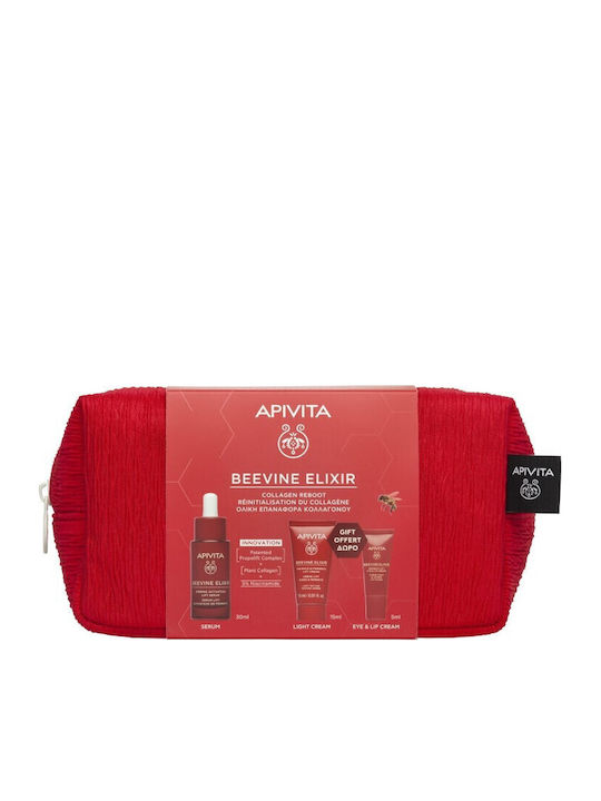 Apivita Beevine Elixir Routine Σετ Περιποίησης για Αντιγήρανση, Ενυδάτωση & Λάμψη 4τμχ