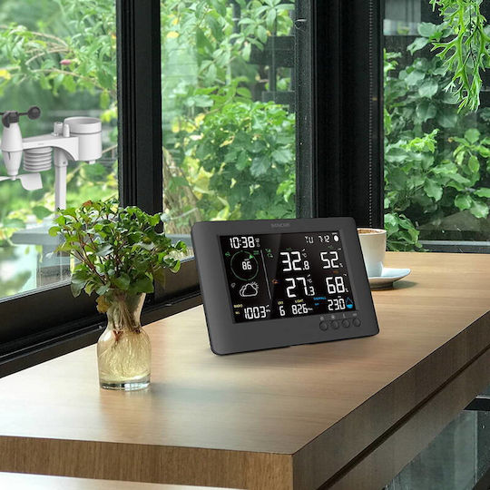 Sencor SWS 10500 WIFI Ασύρματος Μετεωρολογικός Σταθμός Ψηφιακός Επιτραπέζιος