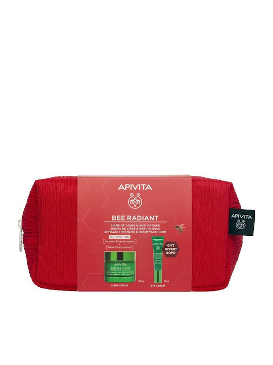 Apivita Bee Radiant Hautpflege-Set für Anti-Aging & Aufhellung 3 Stück