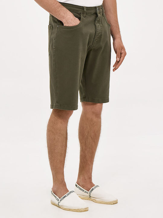 Men's Denim Khaki Shorts