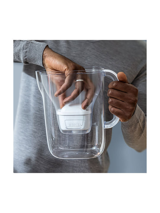 Brita Style Essential Serving Jug Plastic with Filter 2400ml 4 Pieces