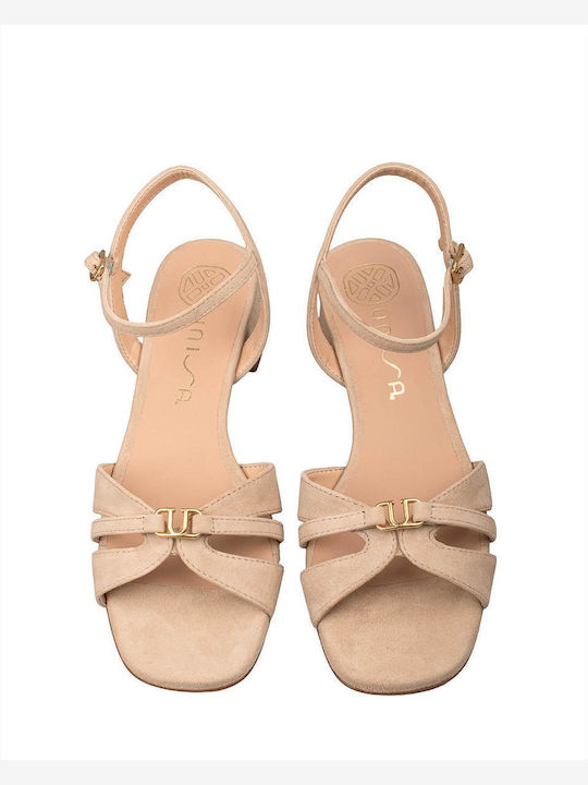 Women's Flat Sandals Beige