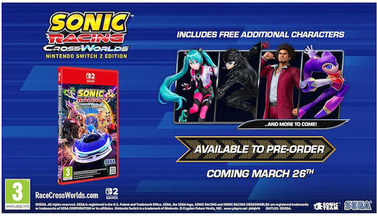 Sonic Racing: CrossWorlds Switch 2 Game