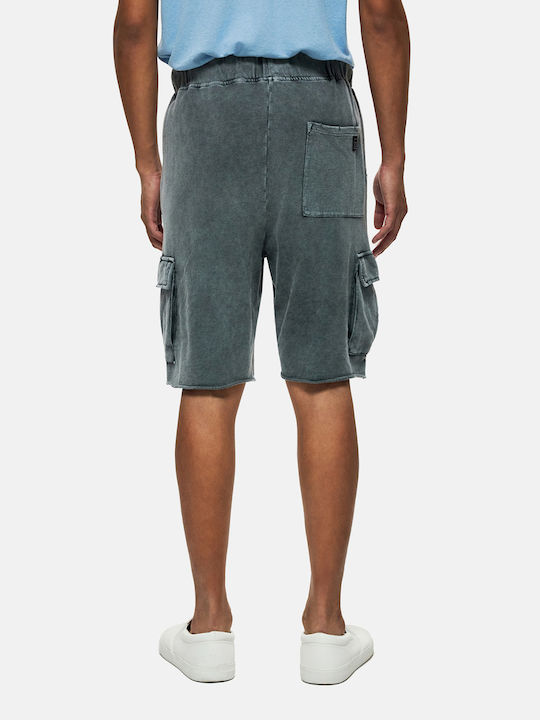 Herren Shorts Cargo Vintage Grau