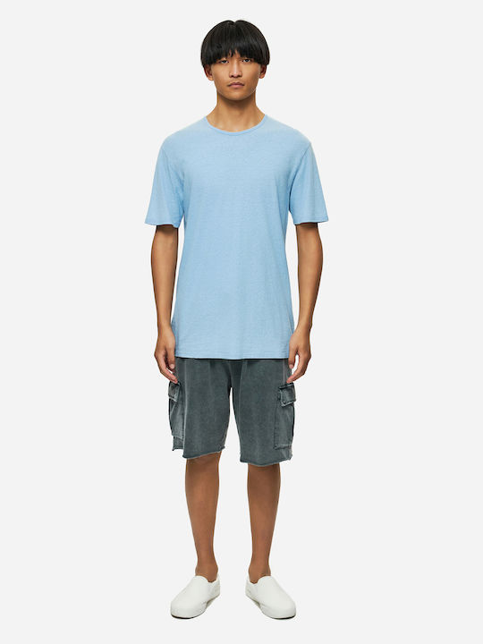 Herren Shorts Cargo Vintage Grau