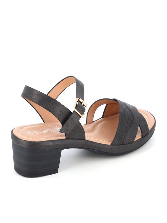Damen Sandalen Schwarz 41/7736-51