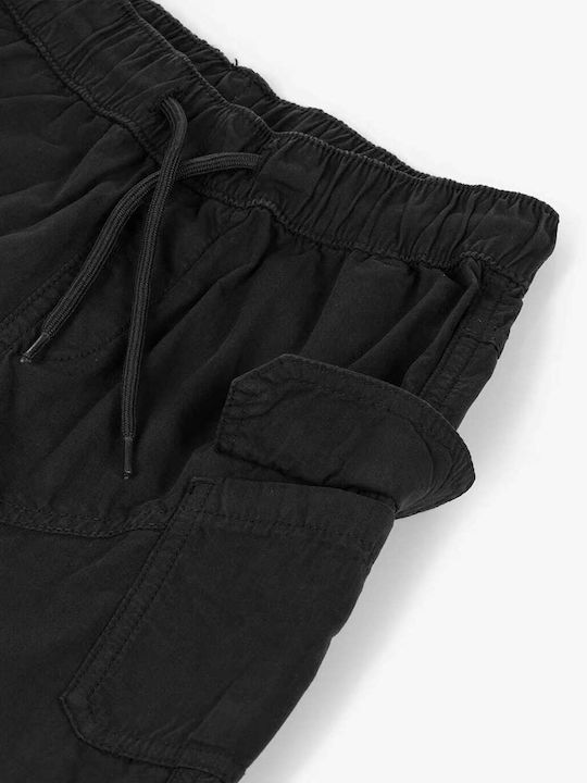 Kids Fabric Shorts/Bermuda Black Short