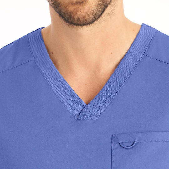 Landau Proflex Male Medical Blouse Gray