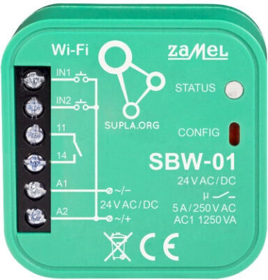 Zamel Smart Switch 1 Καναλιού Wi-Fi