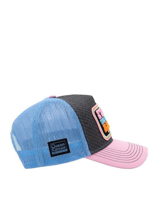 Queen Kerosin Καπέλο Fuck Rules Trucker Cap Rose