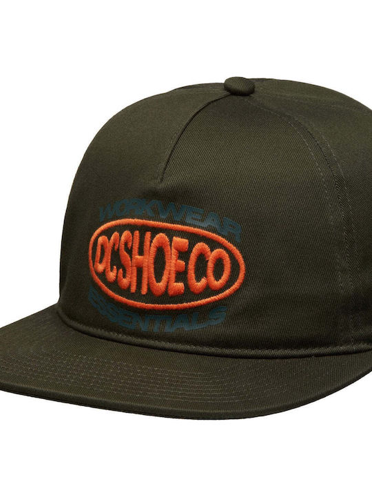 Dc Men's Circle Bound Cap Bronze Green Edyha03202-gqq0